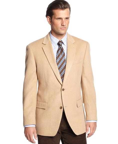 michael kors mens camel coat